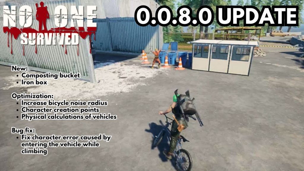 No One Survived: Update 0.0.8.0